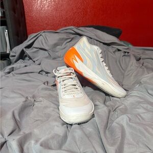 Puma Athletic Shoes - Gray and Orange